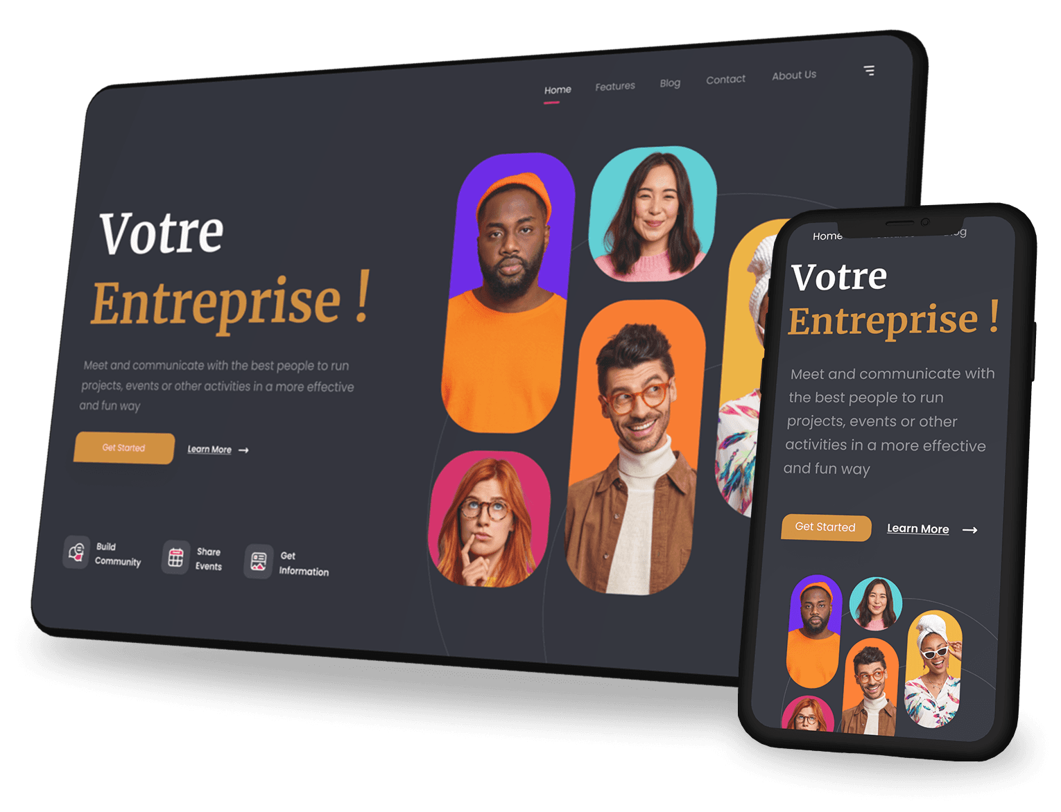 Un site web professionnel pour