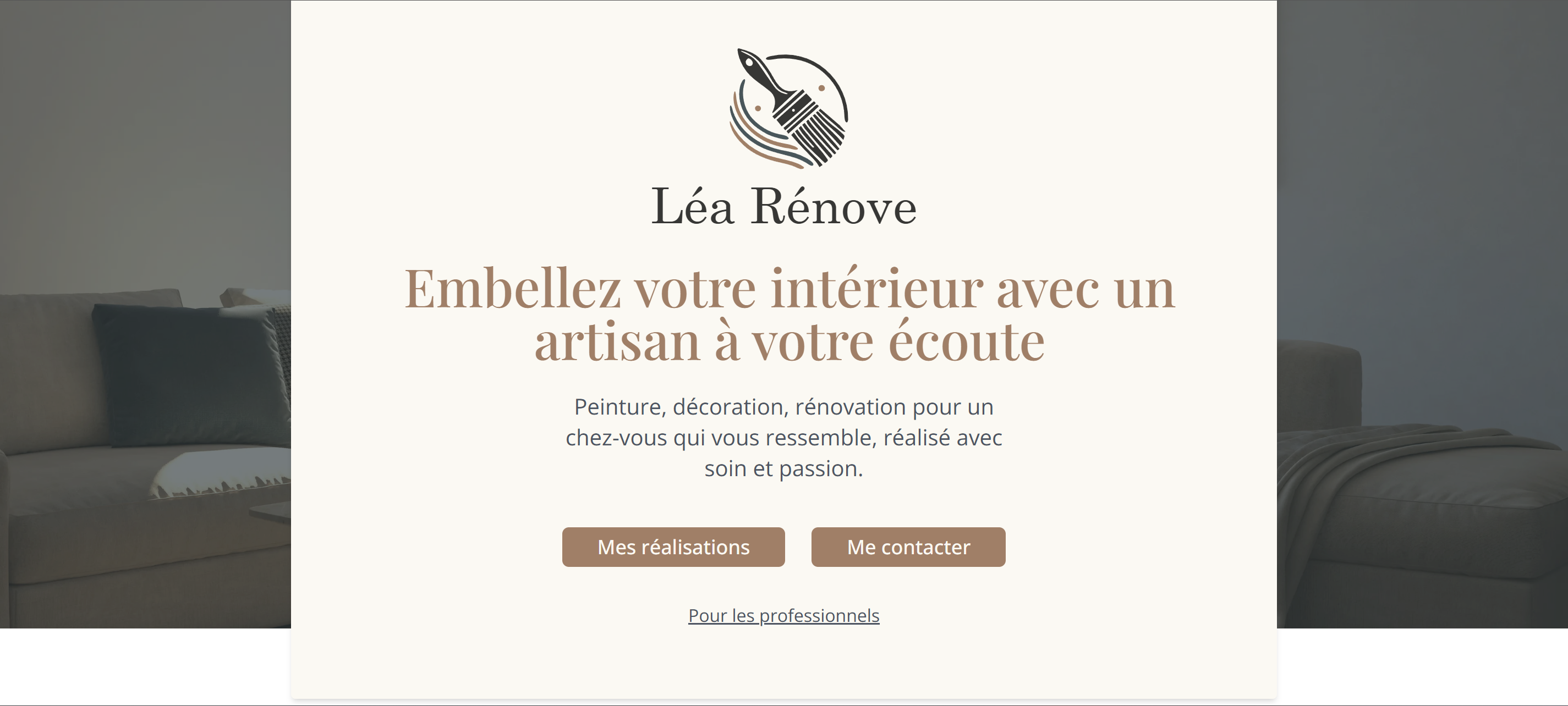 Aperçu du projet Léa Rénove